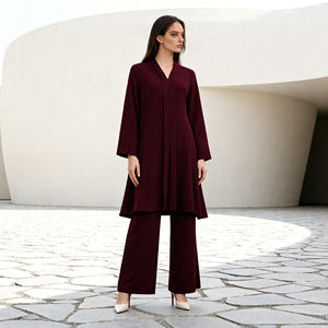 Nouvelle Abaya de fête élégante en polyester à paillettes de haute qualité pour femmes musulmanes, robe sur mesure, vente en gros - Product Image 4