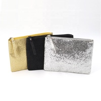 Pochette de sac cosmétique à paillettes d'or de style chaud personnalisée en usine impression d'un nouveau sac cosmétique à bas prix Eco