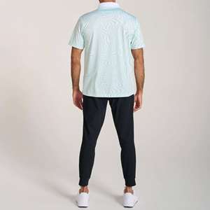 Logotipo personalizado Verano Estilo de la calle Casual Impreso Manga corta Spandex Algodón Botón Cierre Secado rápido Ecológico Unisex Golf - Product Image 4