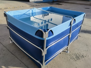 Équipement d'aquaculture de réservoir de pisciculture de bâche pliable carrée en gros <span class=keywords><strong>pour</strong></span> l'étang à poissons - Product Image 3