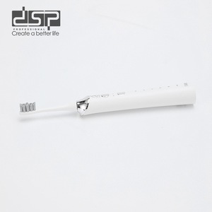 แปรงสีฟันไฟฟ้า Dsp สีขาว ชาร์จซ้ำได้ กันน้ำระดับ IPX7 ชาร์จแบบ Type C สำหรับผู้ใหญ่ ใช้ในบ้าน - Product Image 1