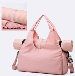 Large Capacity <b>Women</b> Dry and Wet Separation Sports Fitness Bag <b>Oxford</b> Gym Bag with Short Trip Light Swimming Yoga Bag - Product Image 4