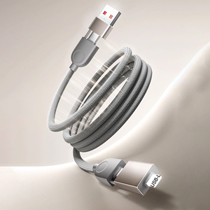 Somostel 100W 4-en-1 <span class=keywords><strong>Cable</strong></span> de datos de nailon trenzado de carga rápida magnética Tipo-C <span class=keywords><strong>Cable</strong></span> de cargador USB <span class=keywords><strong>para</strong></span> <span class=keywords><strong>iPhone</strong></span> y otros dispositivos USC - Product Image 1