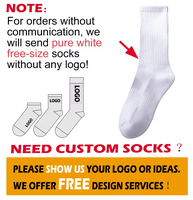 Chaussettes personnalisées brodées pour hommes et femmes, chaussettes de sport respirantes à fond en tissu éponge pour la course à pied et le basketball, personnalisables