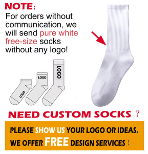 Chaussettes personnalisées brodées pour hommes et femmes, chaussettes de sport respirantes à fond en tissu éponge pour la course à pied et le basketball, personnalisables - Product Image 6