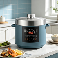 Cuisinière à pression électrique intelligente 5L 6L avec écran numérique, multifonction, appareil de cuisine