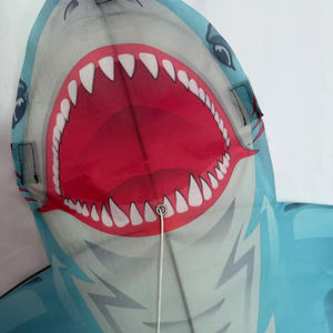 Aquilone a Forma di Squalo Personalizzato per Bambini e Adulti, Attività all'Aperto, Aquilone Volante a Forma di <span class=keywords><strong>Animale</strong></span> Cartoonesco per Spiaggia e Parco, Facile da Pilotare - Product Image 2