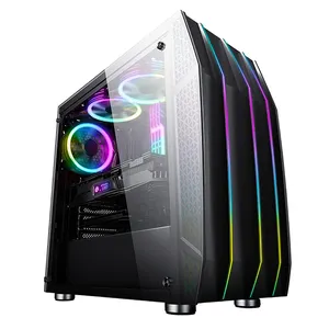 I3 I5 Set Gamer Penuh Game, Kualitas Tinggi Workstation Dudukan Dapat Disesuaikan 1Tb 21.5 Atas Meja Desktop Guangdong Pc Komputer untuk Bermain Game