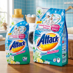 Best Seller Attack Clean Maximizer Eco-Friendly Floral Scented Powder <b>Detergent</b> for Apparel Use - Product Image 3