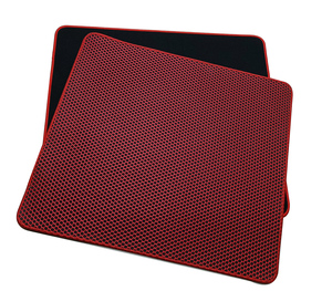 Tigerwings-alfombrilla de ratón de 45x40 para juegos, alfombrilla de ratón resistente al agua, con borde cosido, color negro, el <span class=keywords><strong>mejor</strong></span> Anime rojo - Product Image 3