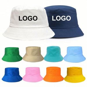 Double Sides Reversible DIY Designer Mens Women's Polyester Wholesale Sublimation Custom Bucket <b>Hat</b> with Custom logo - Product Image 2