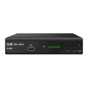 Grossista Full HD DVB-T2 WIFI HEVC H.265 ricevitore TV digitale Decoder TV