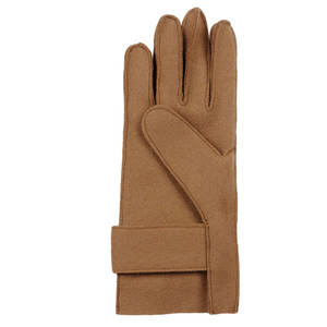 Guantes de cuero marrón personalizados para mujer, de piel auténtica, talla adulta, cálidos, a la moda, para invierno, gran oferta - Product Image 2