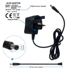 Alimentation électrique pour éclairage LED, Chine, vente en gros, PC+ABS, 5 volts, 1 ampère, <span class=keywords><strong>5V</strong></span> 5W, puissance 100-240V AC, <span class=keywords><strong>5V</strong></span> 1A, adaptateur - Product Image 6
