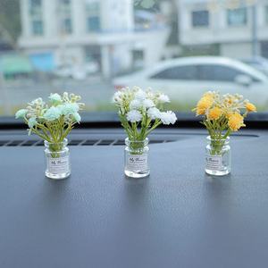 Internet Celebrity Fresh Jarrón Flor Casa <span class=keywords><strong>de</strong></span> muñecas Mini Artificial Car Interior Kits Interior Consola central Interior Accesorio <span class=keywords><strong>de</strong></span> decoración - Product Image 4