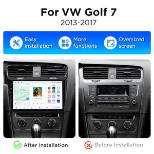 วิทยุติดรถยนต์ระบบ Android Wireless CarPlay ยี่ห้อ Junsun สำหรับรถยนต์ Volkswagen VW Golf 7 ปี 2013-2017 เครื่องเล่นมัลติมีเดียพร้อมระบบนำทาง GPS - Product Image 2