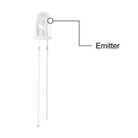 Diodes émetteurs-récepteurs infrarouges Genilinx 5 mm 940 nm, paires de composants de capteurs LED IR pour projets électroniques