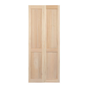 Bi Fold Solid Pine Interior <strong>Door</strong> Slab Square Top Double <strong>Hip</strong> Panel Solid Wood Interior <strong>Doors</strong> - Product Image 1