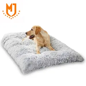 Luxury Dog Cage Bed Fluffy Comfortable Kennel Mat Washable Pet Bed Suitable For Cats Dogs Pet Beds Mat