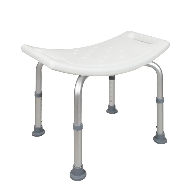 알루미늄 프리미엄 접이식 디럭스 환자 관리 도매 휴대용 욕실 잡아 바 안전 방수 OEM 소형 욕실 의자
