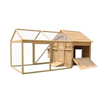 Cages à lapins en bois XL pour l'extérieur, faciles à nettoyer, finition carbonisée ; Poulaillers, Nids de ponte ; Colombiers – Vente en gros