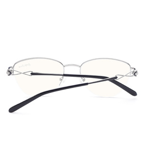 Gafas de lectura con filtro de luz azul para mujer Golf Smith, montura semimetálica, color plateado, 5126 - Product Image 2