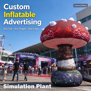 Champignon gonflable personnalisé en usine, Grand ballon champignon gonflable pour <span class=keywords><strong>la</strong></span> décoration de festivals, de jardins et de centres commerciaux - Product Image 1
