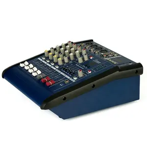 Professional USB bt 250 watt powered amplifier mixer PMX402D