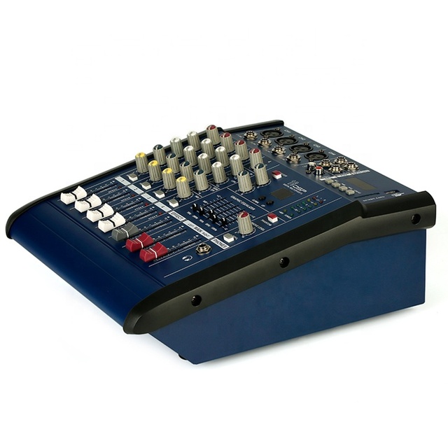 PMX402D Professional Audio USB Bt 250 Watt Powered Amplifier Mixer