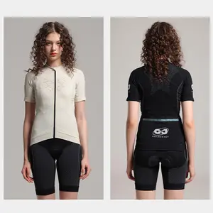 GOLOVEJOY QXF01 maglia da ciclismo traspirante personalizzata maglia da ciclismo estiva antiUV uniforme da bicicletta da donna Coolness sport ciclismo