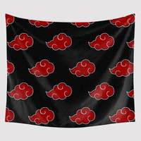 Yiwu-tapiz decorativo de naruto, varios diseños, anime japonés, para colgar en la pared