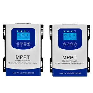 Wakatek 12V 24V 48v mppt регулятор 60A 40A 96V автоматическая работа за максимальной точкой мощности, Солнечный контроллер заряда для солнечной системы питания