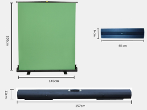 Écran <span class=keywords><strong>vert</strong></span> de fond pliable Portable résistant au froissement professionnel de haute qualité <span class=keywords><strong>pour</strong></span> la vidéo de Studio Photo - Product Image 6