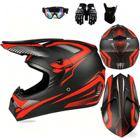 Casco de Motocross Integral para Motociclismo Todoterreno, con Gafas, Guantes y Máscara, para Hombres y Mujeres, en Oferta