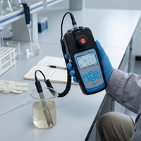 pH ORP TDS Conductivity DO Meter Portable Multi-parameter Water Quality Analyzer Chargable Backlight Display for Water