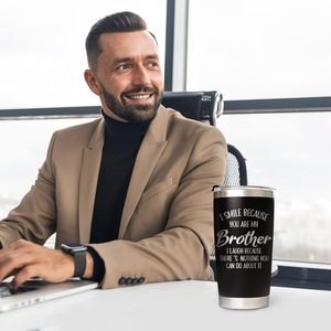 Cadeau promotionnel unique Cadeau de Noël et d'anniversaire Tasse à café isotherme en acier inoxydable à double paroi 20 oz avec couvercle - Product Image 6