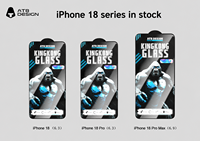 Protection d'écran en verre trempé HD transparente de haute qualité personnalisée pour iPhone 18 Fold 17 16 Pro Max Anti-traces de doigts