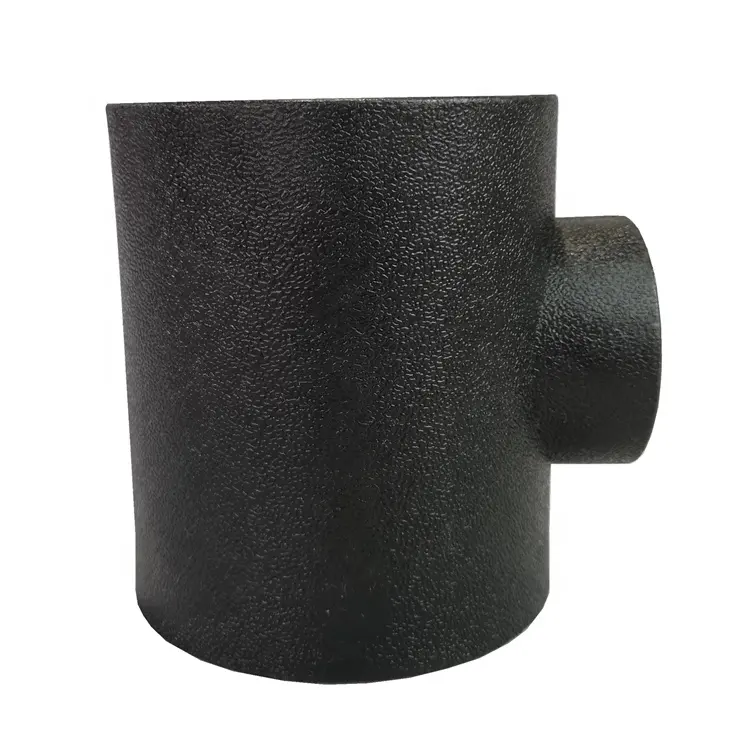 WRAS DN 90*50mm SDR 9 HDPE Pipe Fittings Reducing Tee