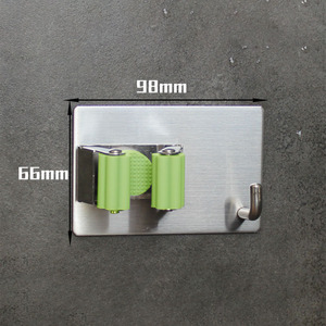 Whosale Easy Storage Magic Sticky <strong>Wall</strong> Mounted Strong <strong>Mop</strong> and Broom Holder - Product Image 2