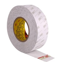 Ruban adhésif double face 3M 9080A blanc haute performance, ruban adhésif transparent en tissu non tissé, économique, avec poignée, en rouleau