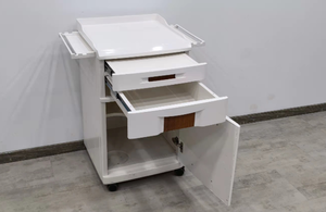 Mesa de Noche Médica Móvil de Plástico ABS MT MEDICAL, Gabinete Auxiliar <span class=keywords><strong>para</strong></span> Hospital y Clínica <span class=keywords><strong>con</strong></span> 4 Ruedas - Product Image 5