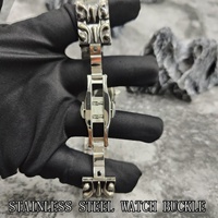 Montre à quartz rétro gothique du millénaire, cadran à aiguilles en alliage, style européen et américain, charme tendance, acier inoxydable, verre 22 mm, pour homme