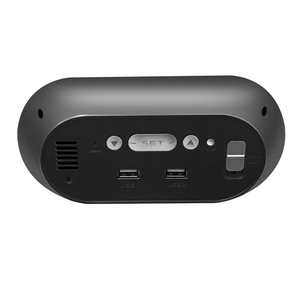 Reloj <span class=keywords><strong>Despertador</strong></span> Digital Electrónico Multifunción con Espejo LED, Pantalla de Temperatura y Humedad, Puerto USB Tipo-C, Función de Repetición, Venta al Por Mayor - Product Image 2