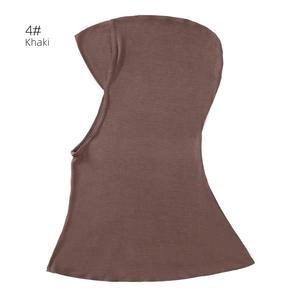 Vente en gros de <span class=keywords><strong>bonnet</strong></span> intérieur en coton mercerisé respirant pour femmes musulmanes <span class=keywords><strong>Bonnet</strong></span> <span class=keywords><strong>sous</strong></span>-vêtement élastique uni, écharpe à capuche, chapeau, hijabs, casquettes intérieures - Product Image 6