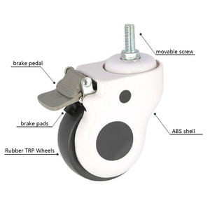 अस्पताल बेड पहियों/चिकित्सा बिस्तर सामान अस्पताल बेड पहियों - Product Image 1