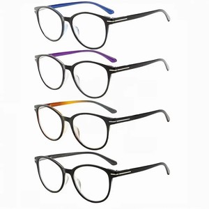 Venta al por mayor de gafas de lectura retro delgadas personalizadas naranja PC marco Material nuevo lector listo para ordenador de moda para hombres y mujeres - Product Image 1
