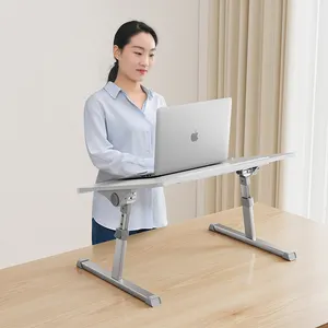 UPERGO Table d'étude multifonctionnelle pliable et réglable en hauteur pour lit paresseux et ordinateur portable