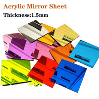 1.5mm 100/200/300mm PMMA recyclable coloré pour feuille de plexiglas PE décor à la maison publicité Logo coupe pour Application légère