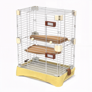 Suite à portes doubles à plusieurs niveaux pour chinchilla, lapin et furet avec pont de saut durable <span class=keywords><strong>Couleurs</strong></span> en option disponibles - Product Image 2
