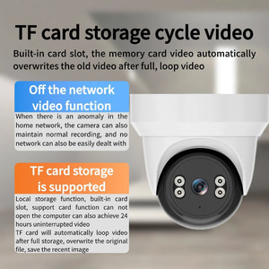 <strong>Camara</strong> De Seguridad V380 Pro PTZ 10X Zoom 5MP Wireless WiFi IP Smart Home Turret Camera Indoor Surveillance CCTV Security Camera - Product Image 5